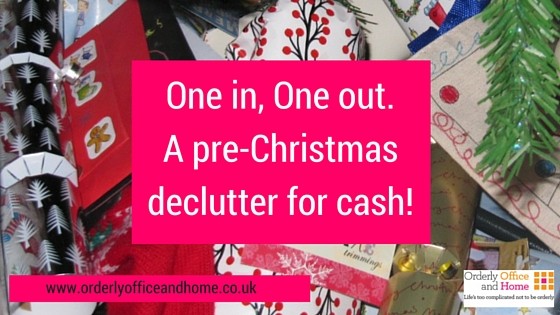 Orderly office and Home - Pre-Christmas declutter